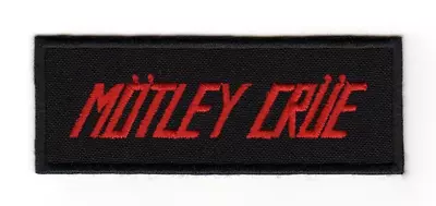 Motley Crue Sew-on Patch | Mötley Crüe American Heavy Glam Metal Rock Band Logo • $6.49