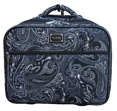 NWOT Vera Bradley Rolling Work Bag Stellar Paisley Travel Luggage Carry On $265 • $69