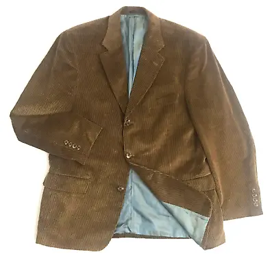 Ibiza Mambo Blazer 44R Brown Corduroy Luxurious Ormezzano Cotton Sport Coat • $68.50