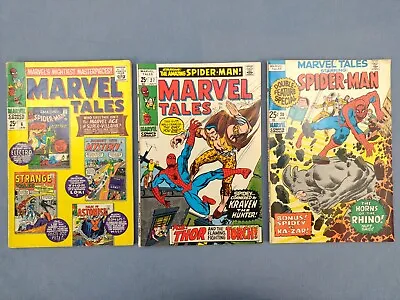 Marvel Tales (1964 Marvel) Lot Of 3 Issues 1 - 27 - 30 • $47.50