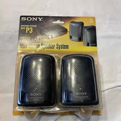 Sony SRS-P3 Walkman Speakers Vintage. SEALED NEW IN PACKAGE!!! • $19.99