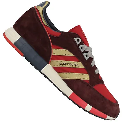£101.96 • Buy Adidas Originals Boston Super Trainers M25420 Vintage Shoes Red Gold 36 2/3
