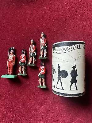 Vintage Victorian Toy Soldiers - Repro. 4 Soldiers. + William Grant Lead Soldier • £4.99