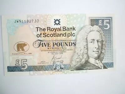 £5 Note Jack Nicklaus Royal Bank Of Scotland Circulated • £100