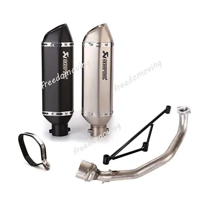 For Yamaha GY6 125CC 150CC Slip On Exhaust System Front Link Pipe Muffler Escape • $92