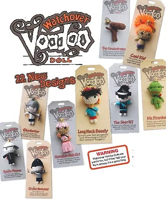 Watch Over Voodoo Doll Keyring • £4.45