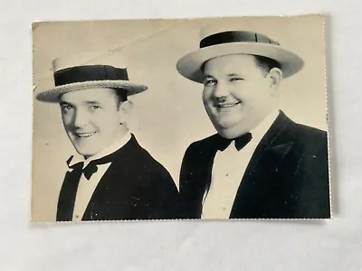 Stan Laurel Oliver Hardy Hats Ties Postcard Humour Movie Film Memorabilia Unused • £7.99