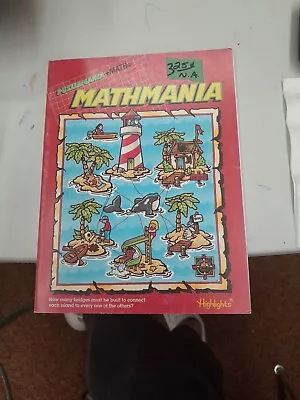 Puzzlemania + Math= Mathmania - Paperback By Jeff O'Hare - GOOD • $3.25