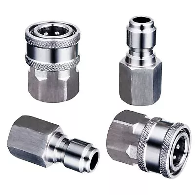 Pressure Washer Adapter Set 2 Sets 3/8 Quick Connect Fittings Ale Pressure Wash • $22.66