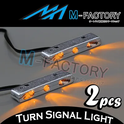 $9.70 • Buy Silver Mini Yellow LED Indicator Lights For Boulevard M109R M50 C90 S40 S50