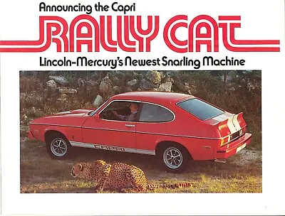 1976 Mercury Capri II Rally Cat Brochure - Mint! • $5.99
