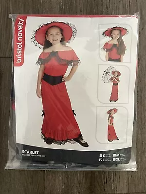 £5 • Buy Scarlett O'Hara Girls Fancy Dress World Book Day Wild West Childrens Kid Costume
