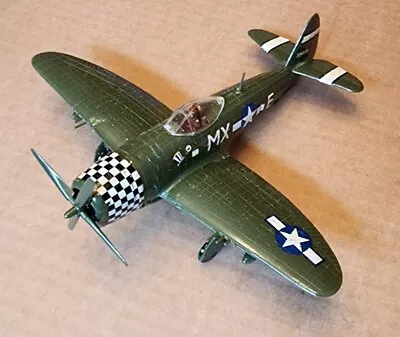 P47 Thunderbolt WW2 Scale Model Fully Assembled - Vintage- • $18.99