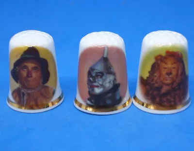 £9.95 • Buy Birchcroft Thimbles -- Set Of Three --  Wizard Of Oz Characters