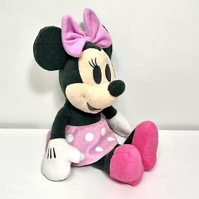 Disney Baby Minnie Mouse Plush  Walgreens Exclusive 15” Charcoal Pink Soft Eyes • $12