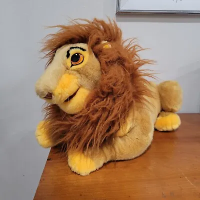 Vintage Disney Lion King Mufasa Adult Simba 24” Large Stuffed Plush Puppet  • $29.40