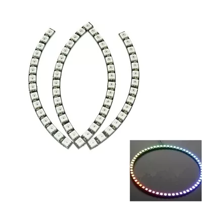 Ring Wall Clock 60 X Ultra Bright WS2812 5050 RGB LED Lamp Panel For Arduino • $12.80