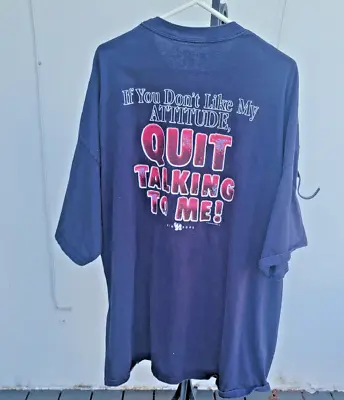 Big Dogs Shirt Men's 4XL Red/Blue 100% Cot  If You...Don't Talk To Me  UA 29/L34 • $25