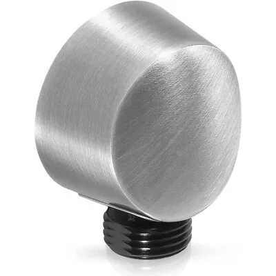 A725BN Round Drop Ell Handheld Shower Wall Connector Brushed Nickel IPS • $19.71