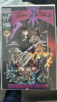 Undertaker Preview Book Comic. With DF Coa Certificate & Signed By • £75