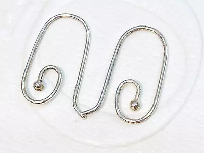 $65 • Buy Authentic Pandora Compose Long Dangle Earring Posts Hooks 290601 Retired Rare