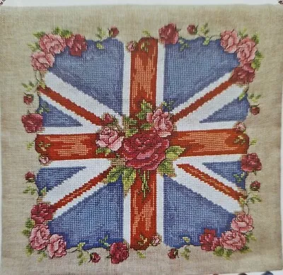 Flying The Flag Union Jack Floral Cross Stitch Chart By Maria Diaz • £1.30