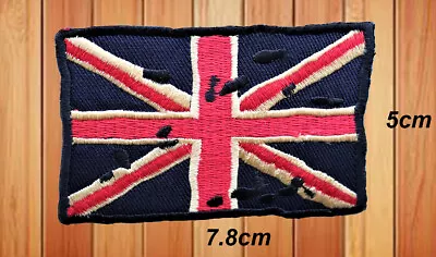 £2.89 • Buy Union Jack British Uk Embroidered Iron Or Sew On Vintage Flag Patch Badge Logo
