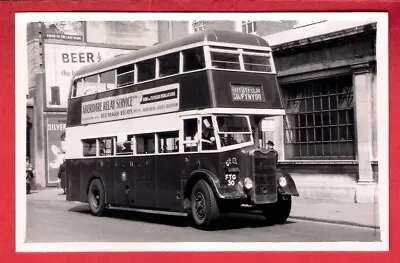 £3.50 • Buy Welsh Bus Photo - Pontypridd UDC 45: FTG30 - 1949 Northern Counties Guy Arab II