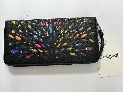 Desigual Wallet Large Multi Pocketbook M24Wayp099999 • $32.99