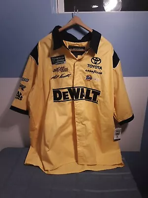 DeWALT Racing Shirt JH Design. NASCAR  Mens 4XL Snaps. Matt Kenseth. New. RARE! • $49.99