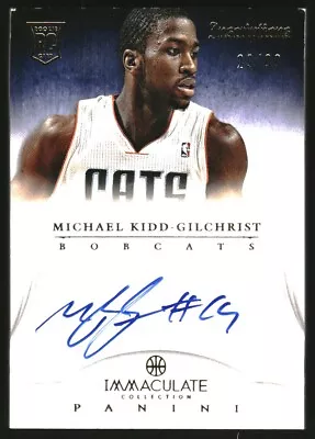 2012-13 Immaculate Collection Inscriptions #MK Michael Kidd-Gilchrist Auto /99 • $8.40