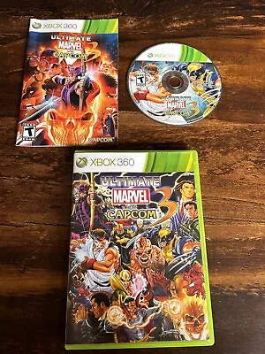 Ultimate Marvel Vs. Capcom 3 (Microsoft Xbox 360) Complete 2 Day Shipping • $14.99