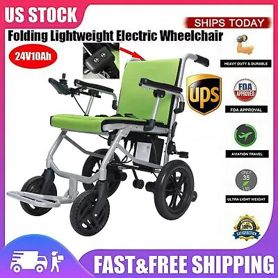 Power Electric Wheelchair Mobility Aid Motorized Wheel Chair Folding Lightweight • $699.99