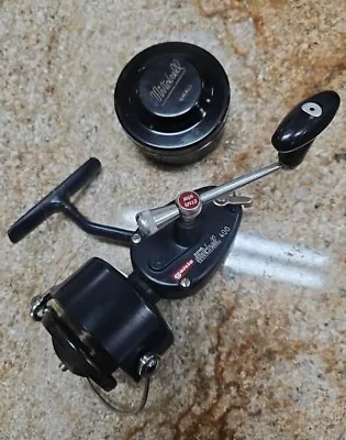 ~ Vintage ~ Garcia Mitchell 400 Spinning Reel - Made In France. W/ Extra Parts.  • $34.56