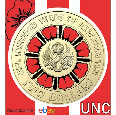 $11.99 • Buy 🔴 1 X UNC 2019  Repatriation  - $2 Two Dollar Coin