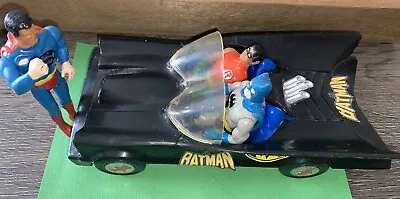 Mego Pocket Hero’s Superman Batman Robin & Batmobile 1970s  Collectibles • $78.95