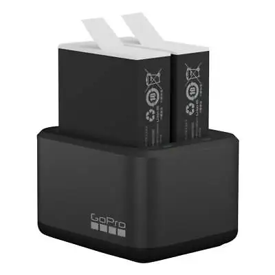 GoPro Dual Battery Charger & Enduro Batteries Suits HERO12 HERO11 HERO10 • $99.95