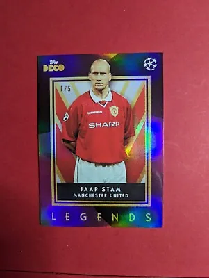 JAAP STAM /5 - Legends Insert /5 - Topps Deco 23/24 - Man Utd  • £90