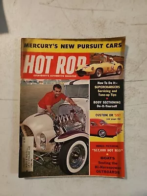 Vintage Hot Rod Magazine. Classic Cars And Trucks. October 1958 • $7.55