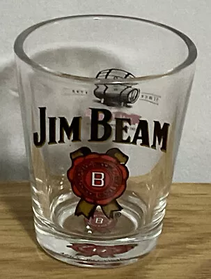 SHOT GLASS Jim Beam Man Cave Bar VGC • $29