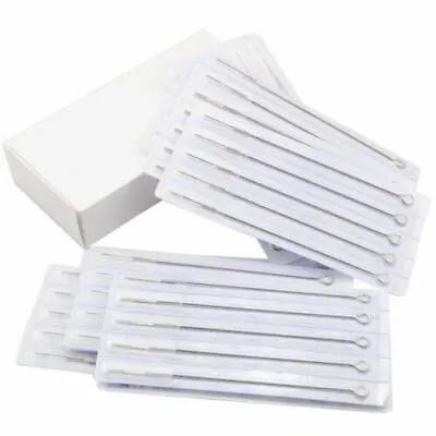 RS Round Shader Sterilized Tattoo Needle Pack Of 10 Pcs Makeup Needles • $7.60
