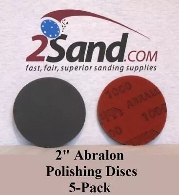 Mirka Hook And Loop Polishing Sanding Discs Abralon 2 Inch Diameter High Quality • $14.11