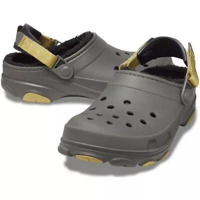 Crocs All Terrain Lined Clogs Dusty Olive 207936-3J5 Mens Size 9 NEW • $50.99