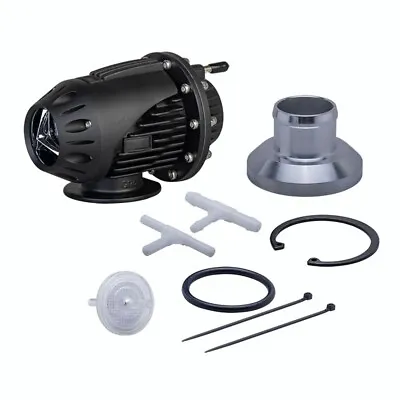 Universal 34MM SQV SSQV BOV Turbo Blow Off Valve BOV With Adapter Flange Black • $29.99