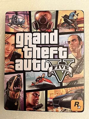 Grand Theft Auto: V Custom-Made G2 Steelbook Case PS4/PS5/XBOX (NO GAME) V2 • $36.30
