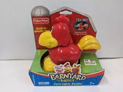 Cock Doodle Doo Farm Fisher-Price Brilliant Backyard Basics Light Sounds Rooster • $9.55