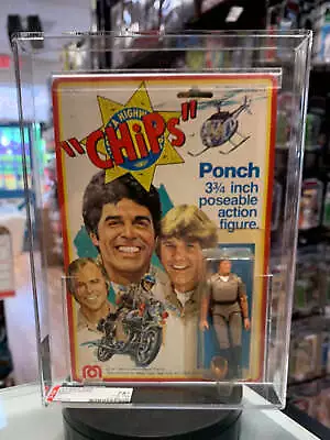 Ponch 3.75” Figure (Vintage Chips MEGO) AFA Graded 75+ • $149.95