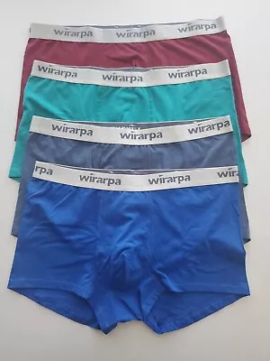 LOT OF 4 Wirarpa Mens Trunks Underwear Boxer Briefs STRETCH Sz 2XL  • $24.74