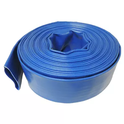 (1 1/2 Dia. X 300 Ft) - HydroMaxx 6 Bar Heavy Duty Reinforced PVC Lay Flat Disch • $238.92