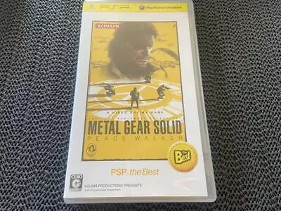 PSP Metal Gear Solid Peace Walker The Best  Japan Ver • $69.73